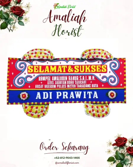 Papan Bunga Ucapan Selamat Suka Raja